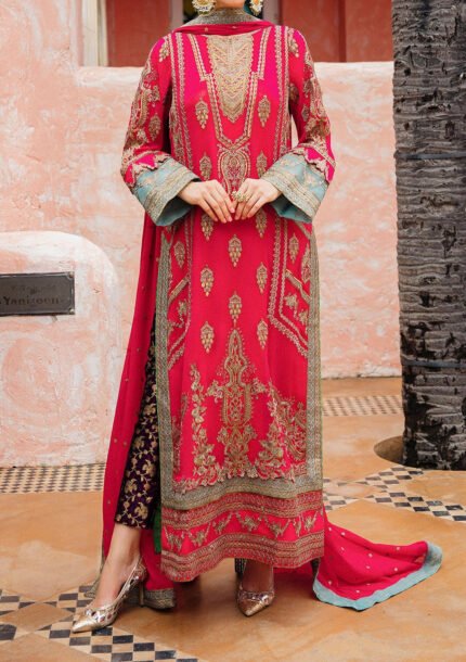 Bin Saeed Ready Made Embroidered Cotton Dress (Copy) (Copy)